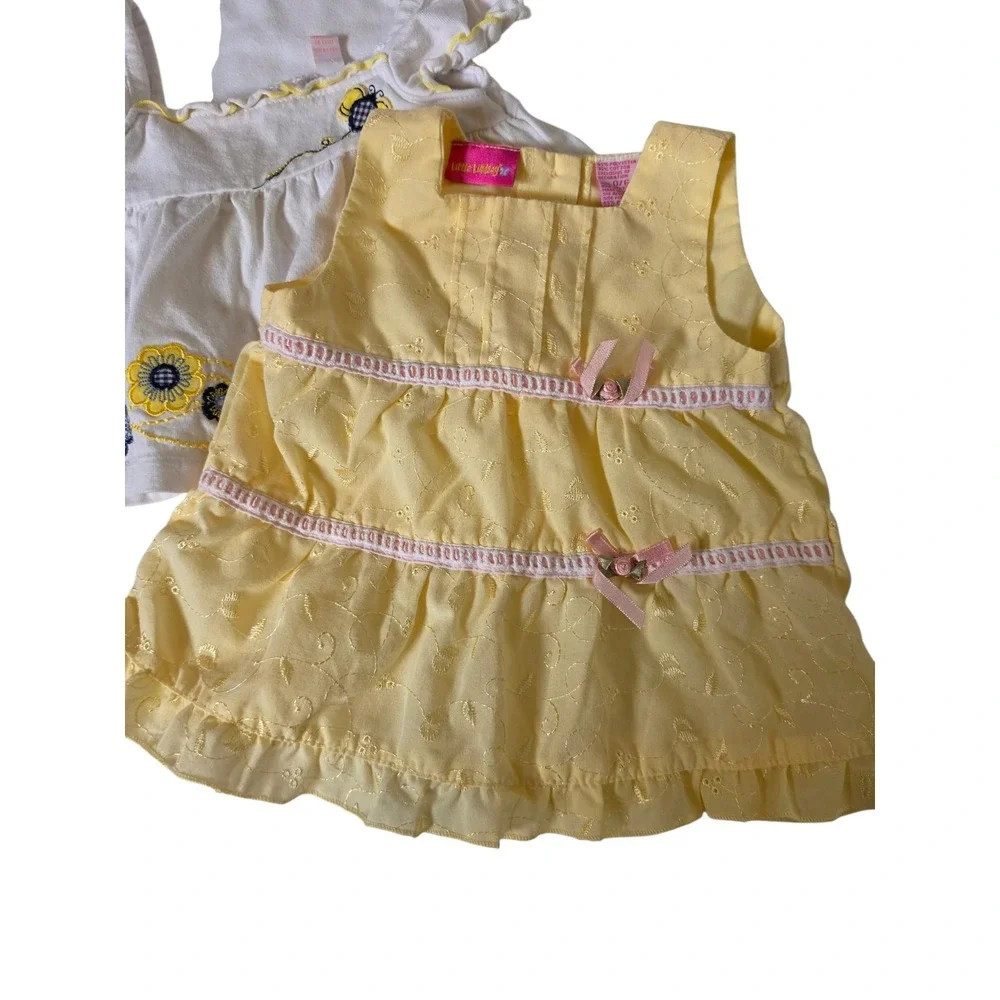 Baby Girl Clothes‎ Bundle 0-3M 0-6M Rompers Bodysuits Floral Giraffe Lot 7pc